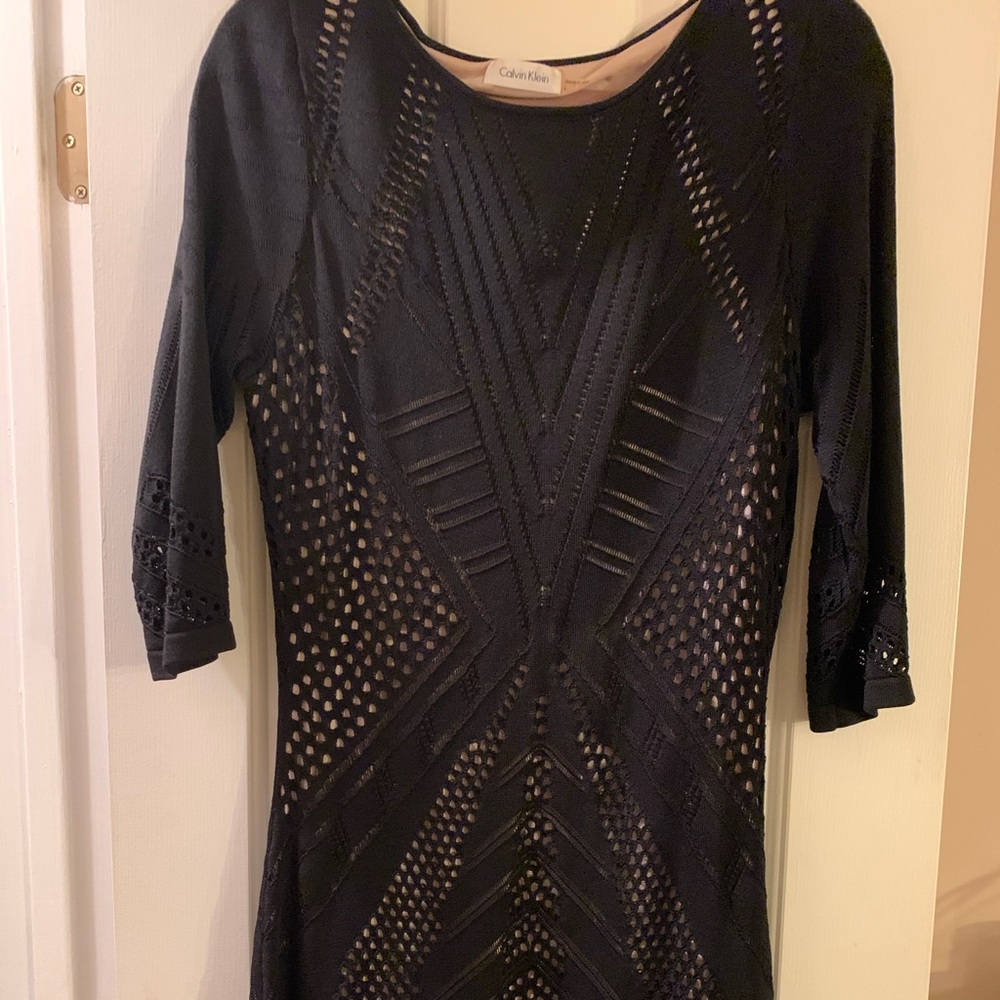 Calvin Klein Versatile Black Dress